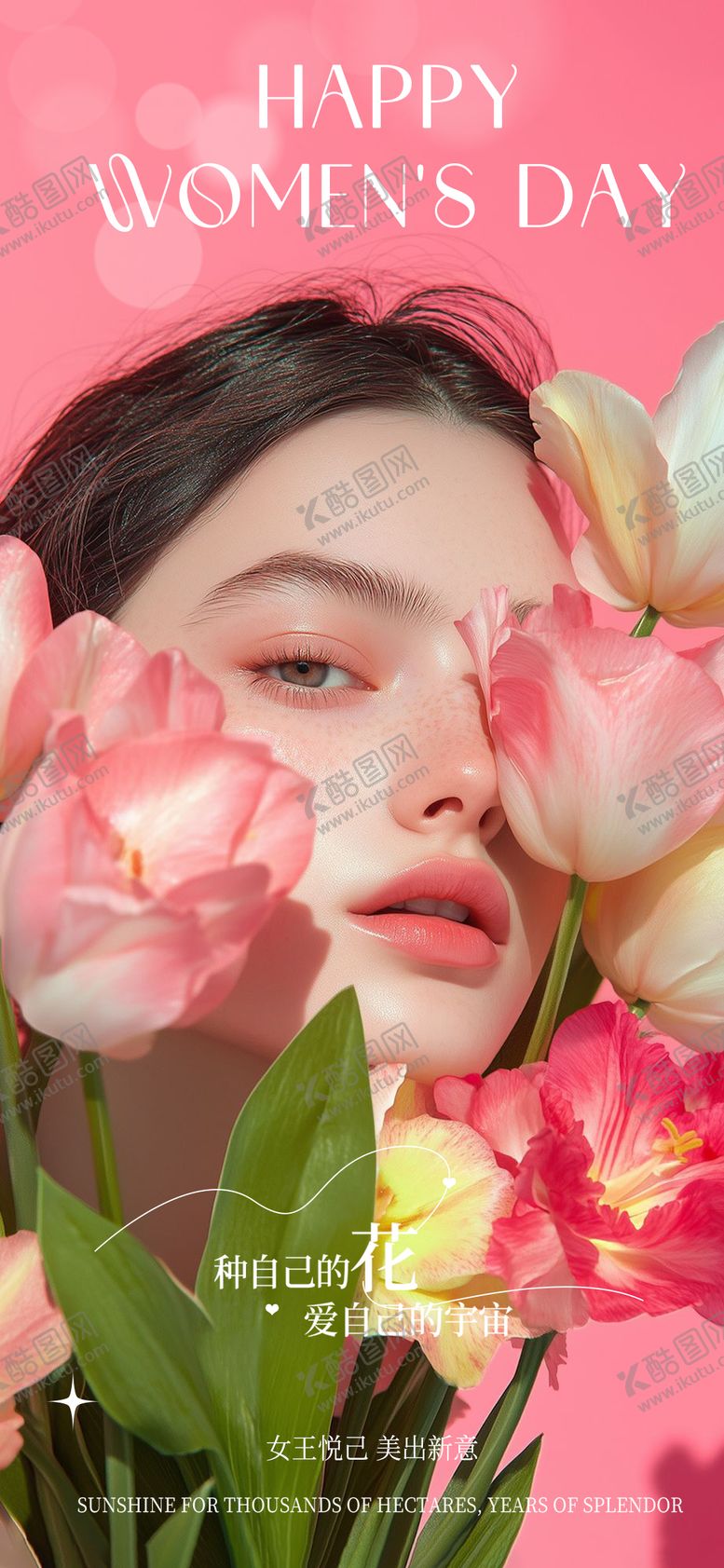 编号：95346003080213066055【酷图网】源文件下载-医美38妇女节海报