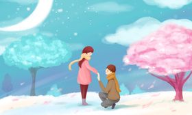 情人节插画