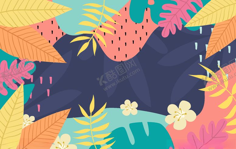 编号：79987410041841106107【酷图网】源文件下载-叶子背景