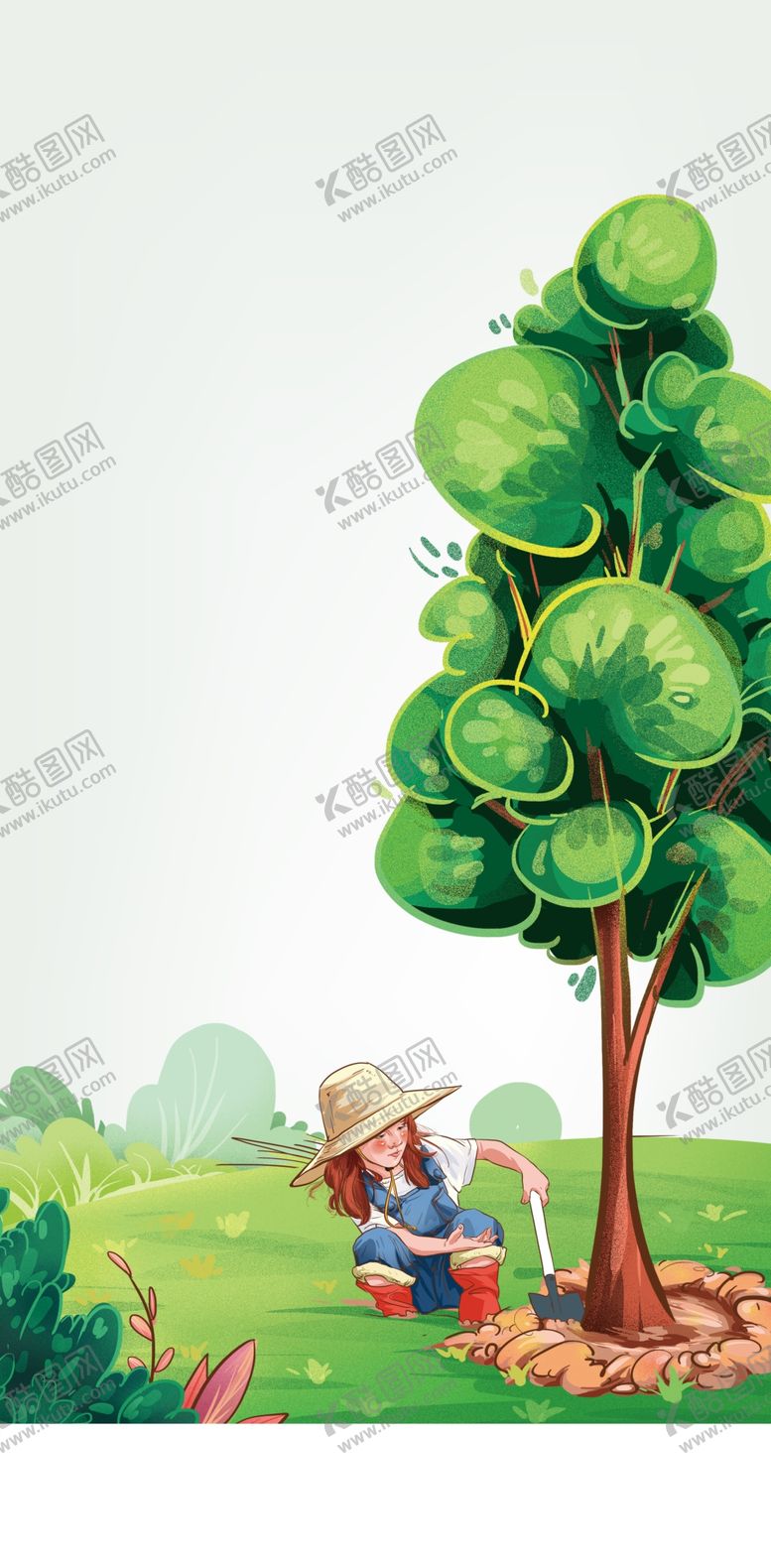 编号：90558211150224269645【酷图网】源文件下载-植树节