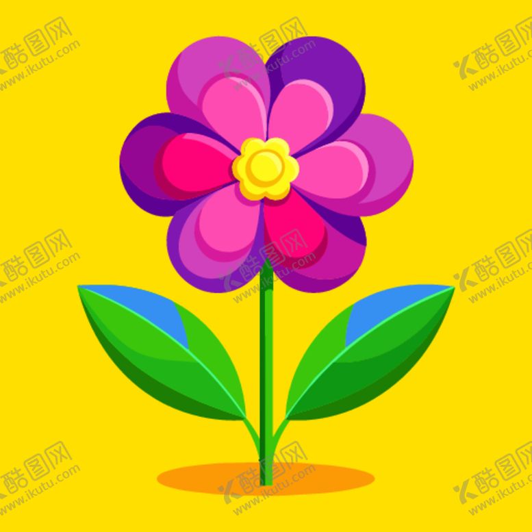 编号：95538612132241435790【酷图网】源文件下载-简洁的彩色节日素材报春花