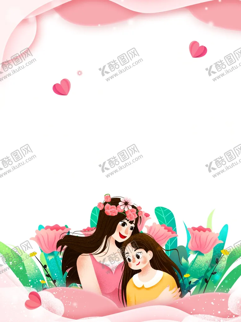 编号：62155106251233273748【酷图网】源文件下载-母亲节海报背景图