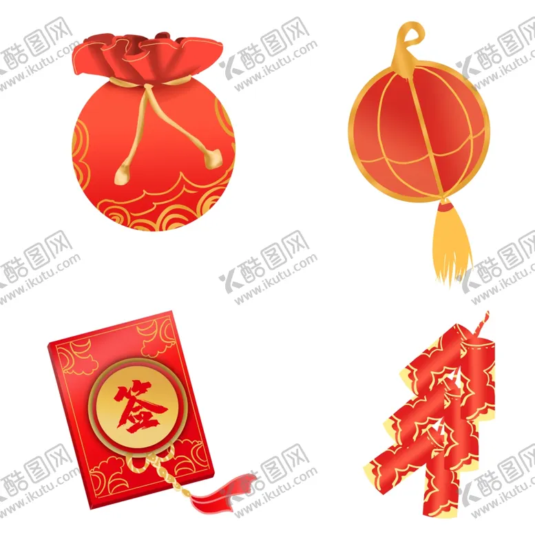 编号：71810302080857441212【酷图网】源文件下载-立体新年小贴纸