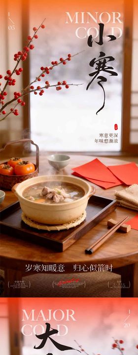 小寒大寒食补海报