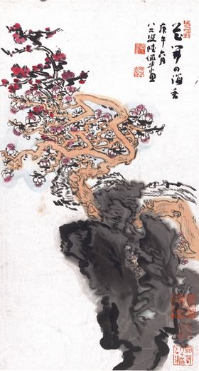 梅兰竹菊传统国画