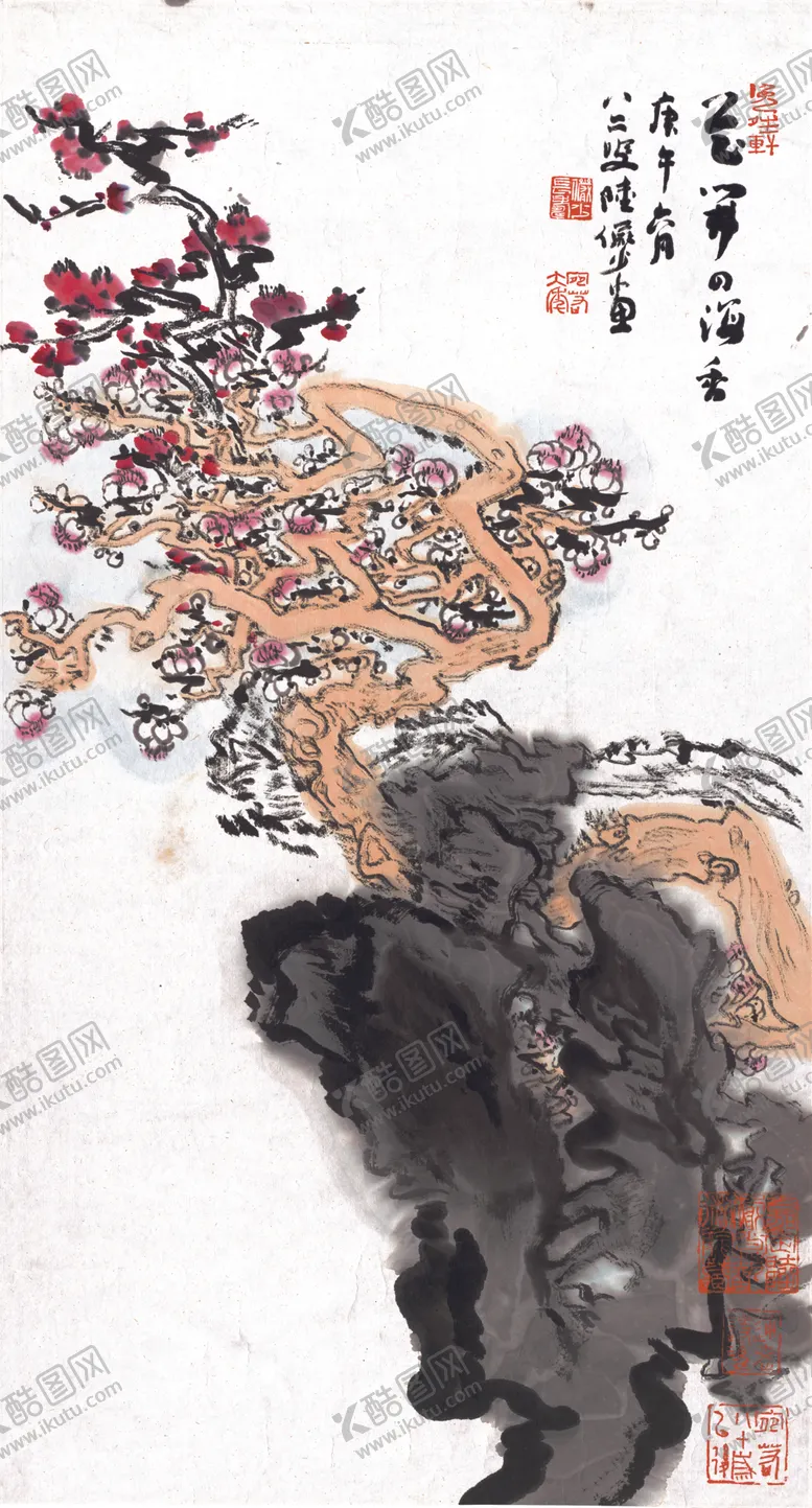 编号：15776105121247228594【酷图网】源文件下载-梅兰竹菊传统国画