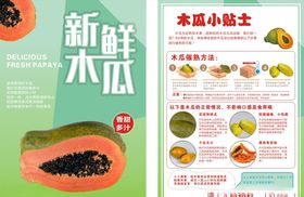 木瓜宣传单