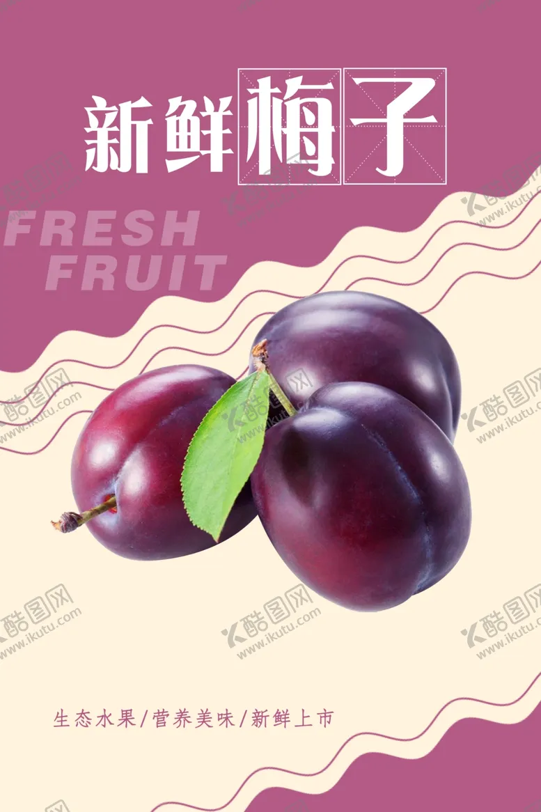 编号：85962004191022454918【酷图网】源文件下载-梅子海报