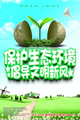 城市环保海报
