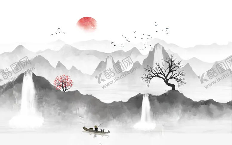 编号：53348406180157443003【酷图网】源文件下载-山水画