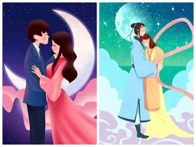 情人节海报PSD模板