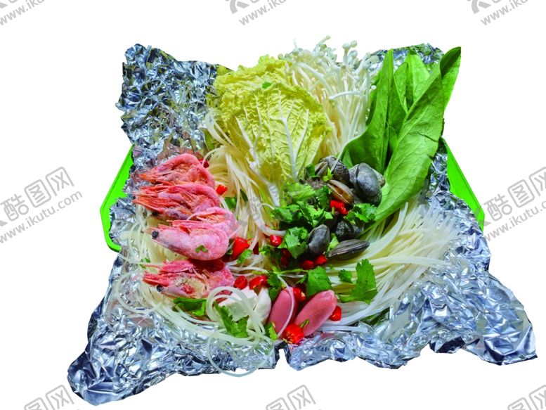 编号：27627501260718004620【酷图网】源文件下载-锡纸籽虾花甲粉