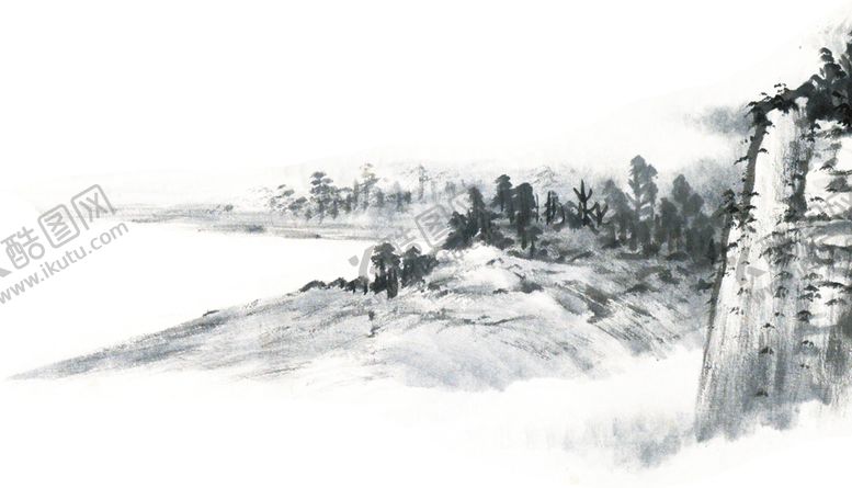编号：74912810242348238788【酷图网】源文件下载-中国风山水水墨画