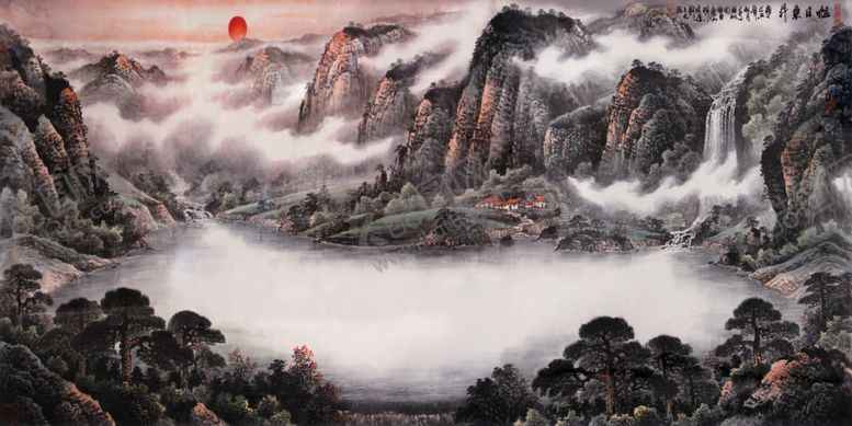 编号：97015304102120342108【酷图网】源文件下载-水墨画