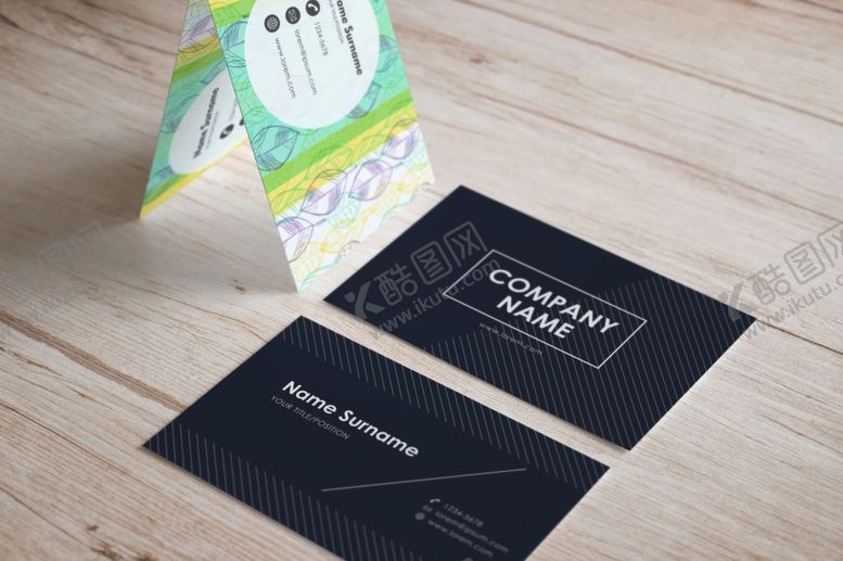 编号：55615710292043205269【酷图网】源文件下载-名片样机名片贴图logo智能图