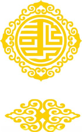 藏族蒙古族少数民族花纹