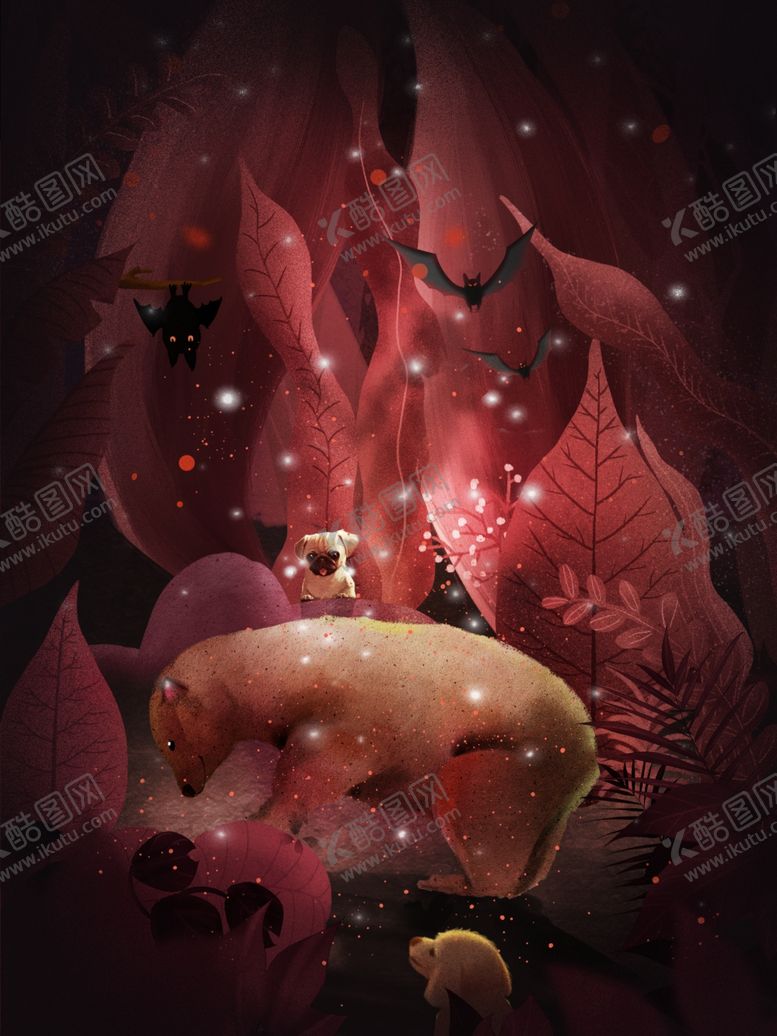 编号：91122005100551509143【酷图网】源文件下载-梦觉创意小清新动物合成海报设计