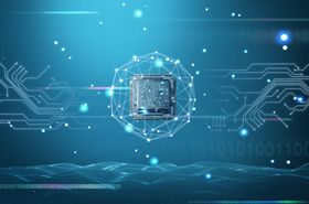 科技感芯片在未来场景中