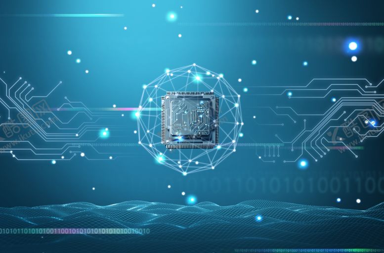 编号：62765704282142457761【酷图网】源文件下载-科技感芯片在未来场景中