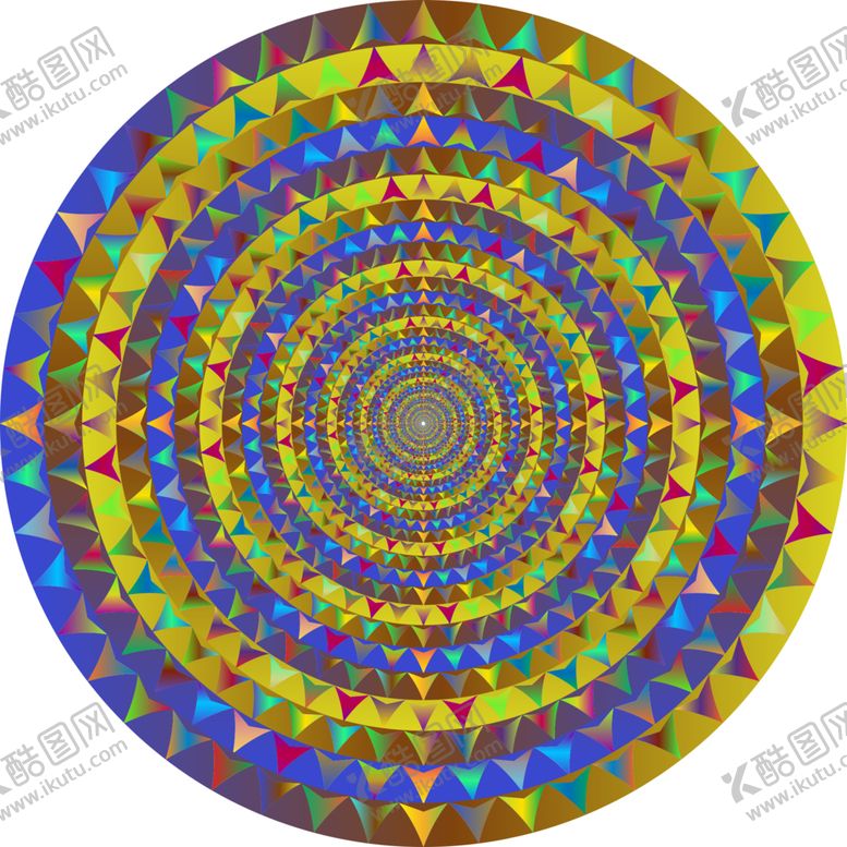 编号：48859109192324493600【酷图网】源文件下载-圆形三角形