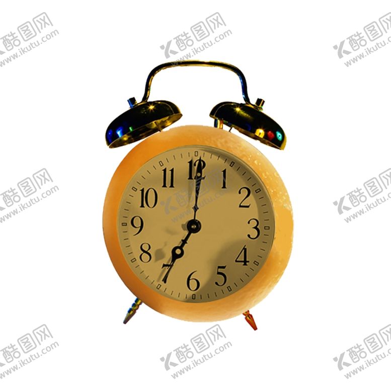 编号：93281710131737289202【酷图网】源文件下载-合成橘子闹钟
