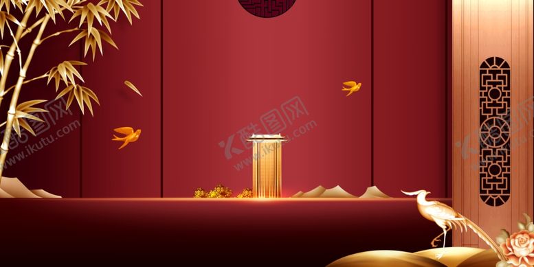 编号：55914610220401043504【酷图网】源文件下载-地产传统复古活动海报素材