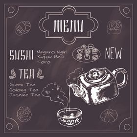 复古森系手绘
