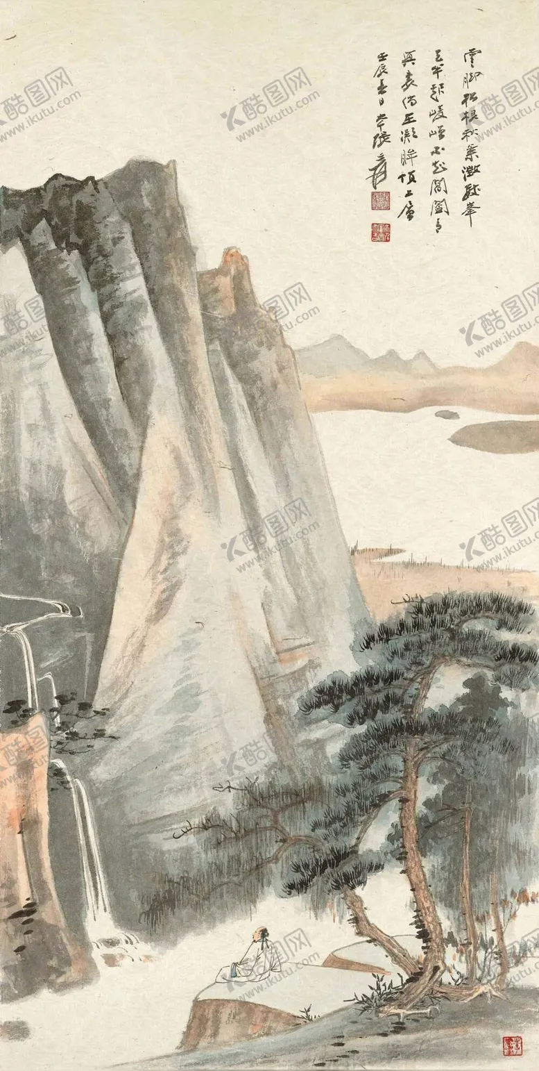 编号：39682409201017256370【酷图网】源文件下载-张大千国画