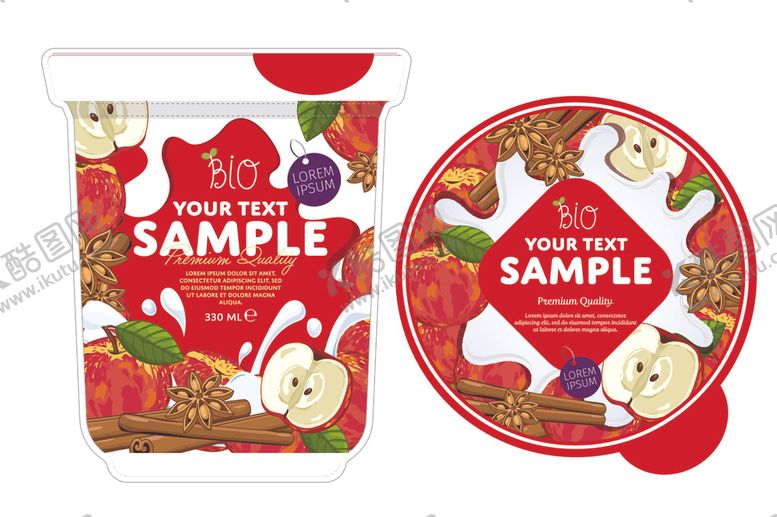 编号：97836509221919217430【酷图网】源文件下载-水果酸奶