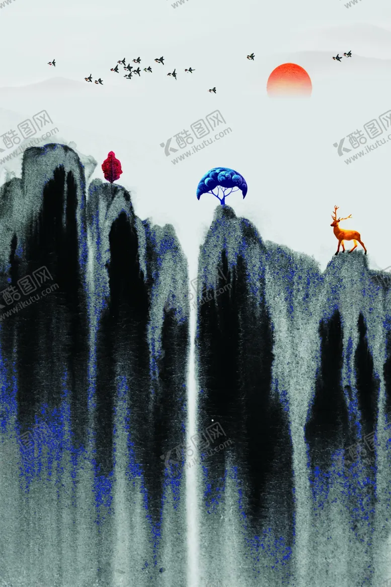 编号：46954906261111488545【酷图网】源文件下载-中式装饰画