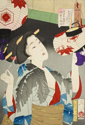 月冈芳年浮世绘日本藏画武者无类新形