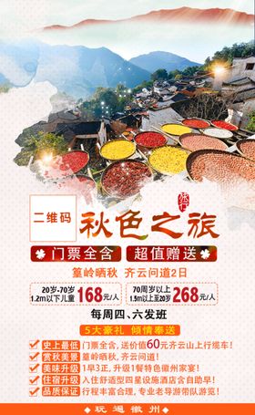 问道齐云山旅游海报