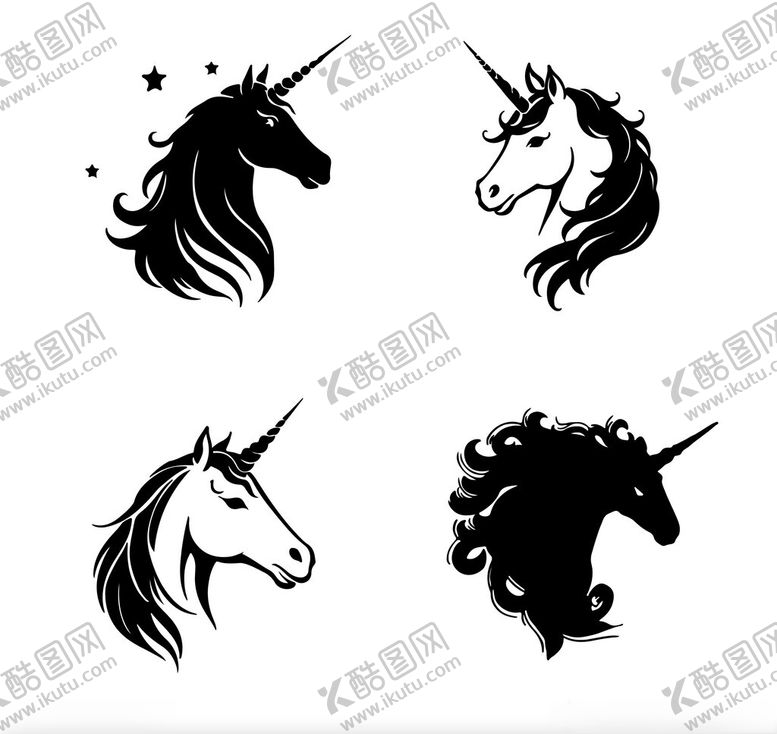 编号：35251502142045298495【酷图网】源文件下载-独角兽图标