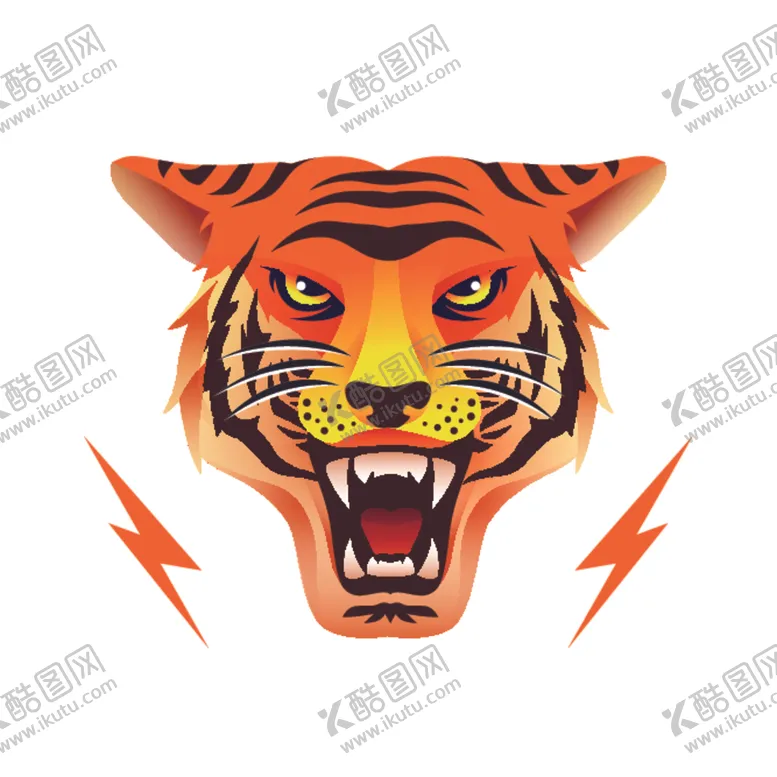 编号：51185406271230208129【酷图网】源文件下载-卡通老虎