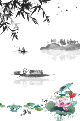 中国风背景底图图片板