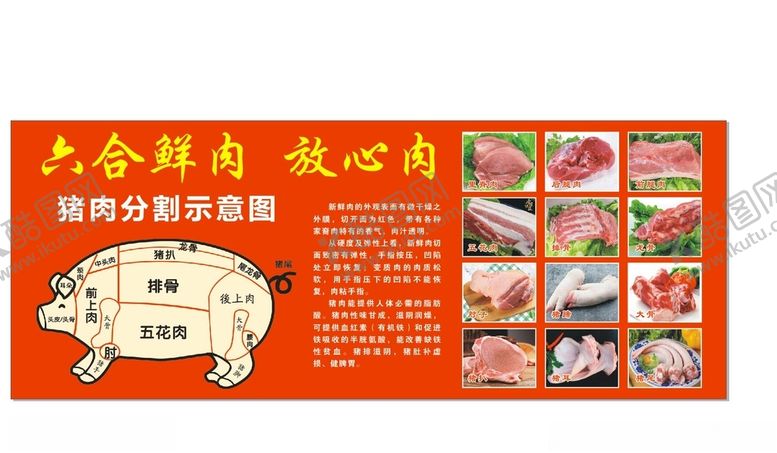 编号：60267412202309371633【酷图网】源文件下载-猪肉分割图