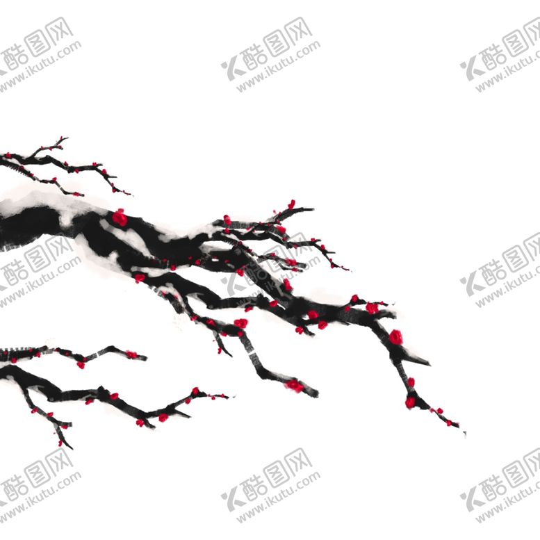 编号：26707004191149333908【酷图网】源文件下载-装饰卡通树木梅花