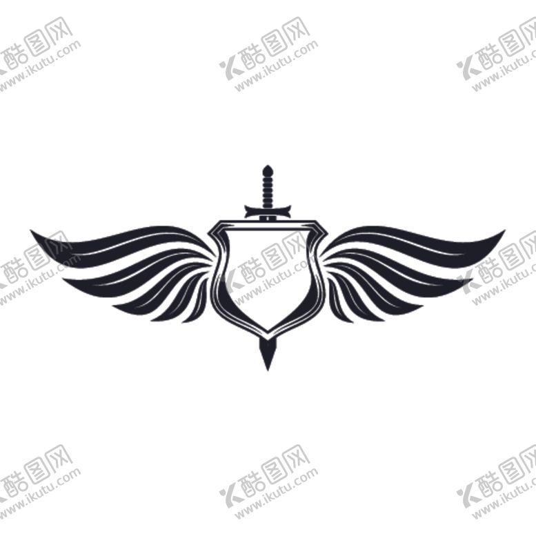 编号：44085410050302563268【酷图网】源文件下载-翅膀logo