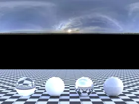C4D天空贴图HDR贴图MAX环境朝霞环境光照
