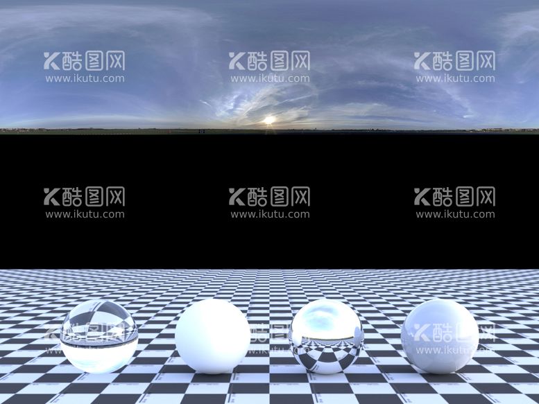 编号：58427912200331548027【酷图网】源文件下载-C4D天空贴图HDR贴图