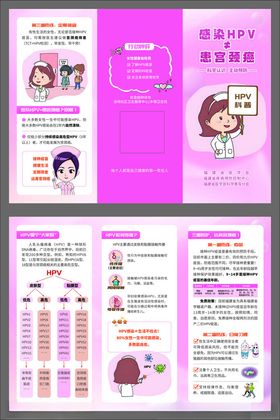 感染HPV不等于患宫颈癌三折页