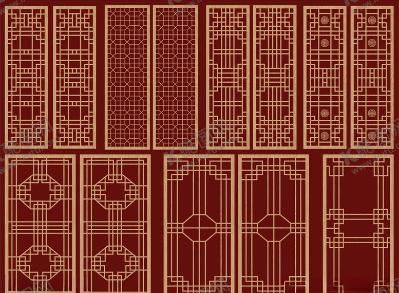 编号：13329309170345107785【酷图网】源文件下载-镂空隔断