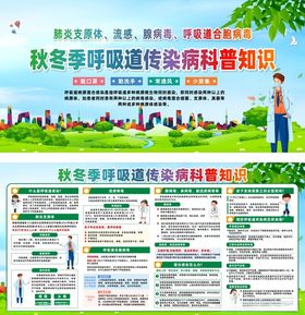秋冬季传染病展板