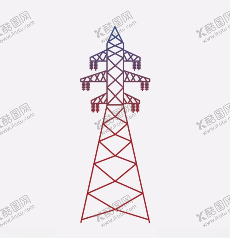 编号：98462005120344395350【酷图网】源文件下载-高压线