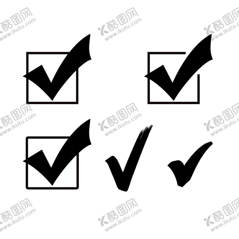 编号：85048709221604107659【酷图网】源文件下载-打勾图标