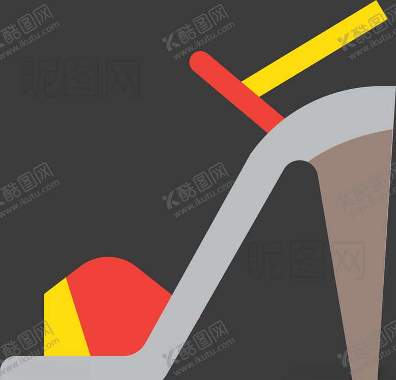 编号：10026410021907134619【酷图网】源文件下载-高跟凉鞋