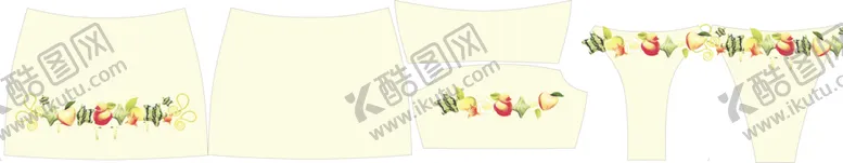编号：10500902240326236441【酷图网】源文件下载-大牌卡通水果定位图案