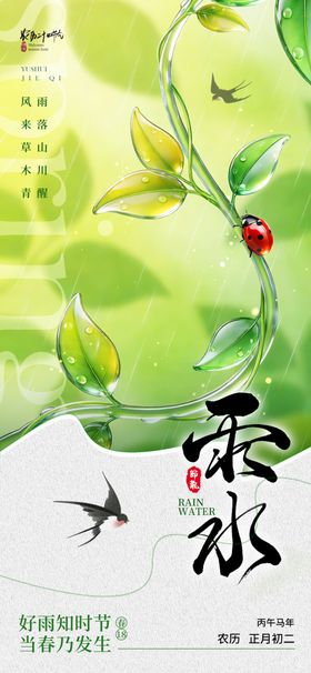 雨水海报