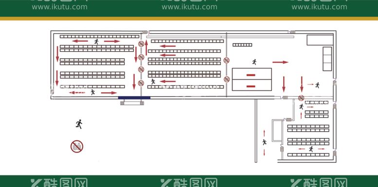 编号：67327912140529365641【酷图网】源文件下载-消防疏散图