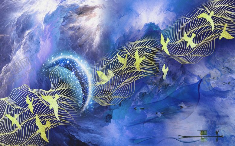 编号：54013406291431266103【酷图网】源文件下载-山水画背景墙图片